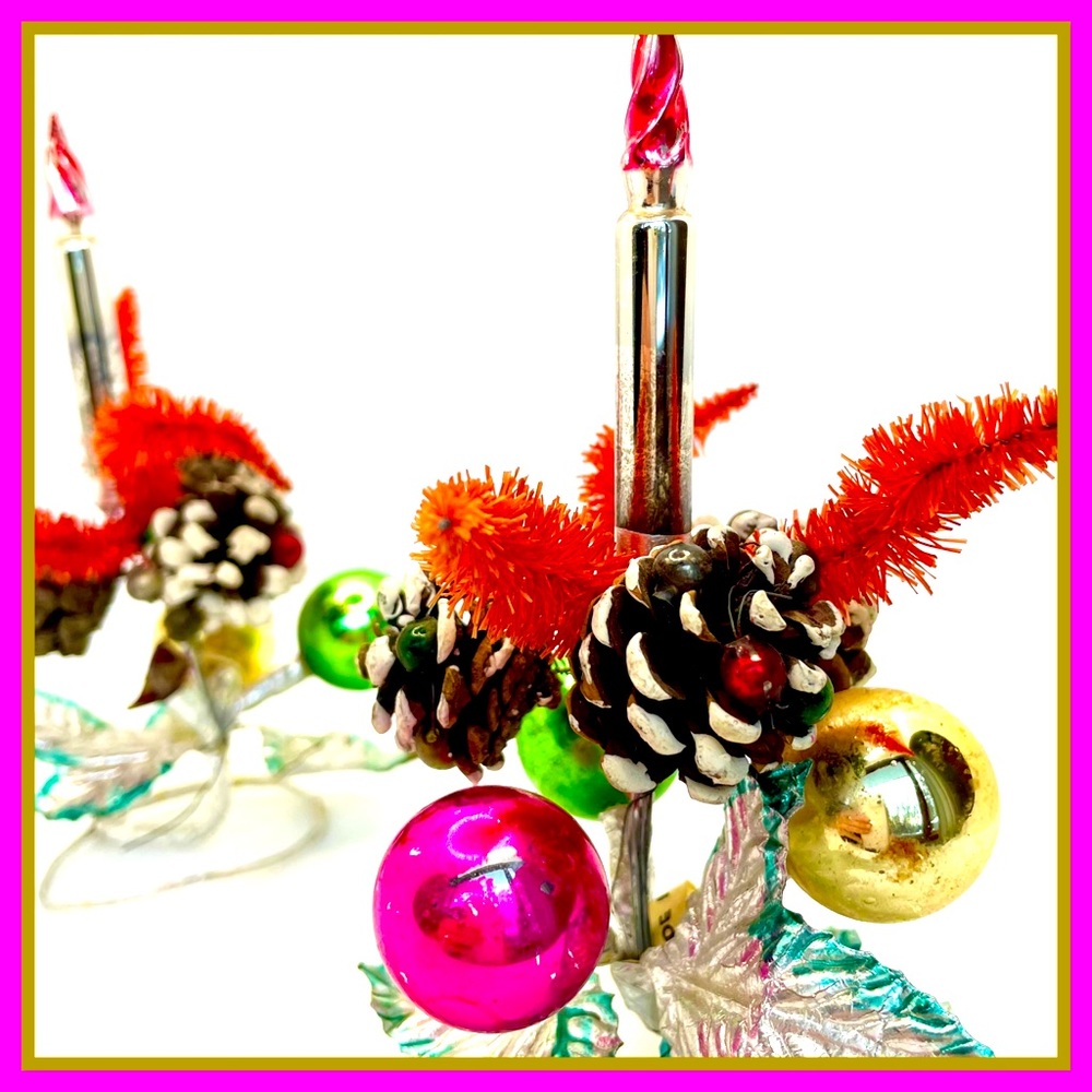 Vintage Made-in-Japan Mid Century Xmas Ornaments